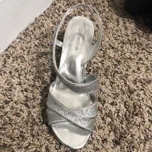Strappy Glitter Low Heel